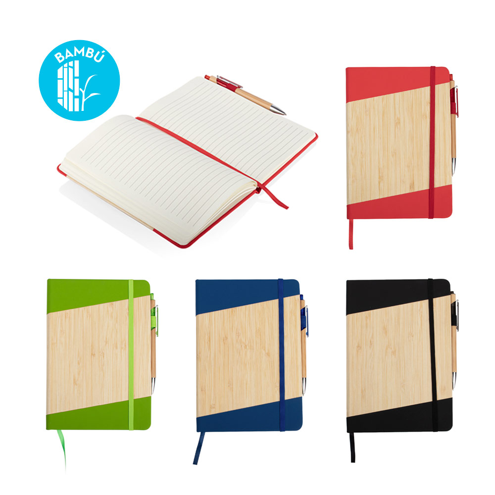 Libreta Bambú Journey con Bolígrafo
